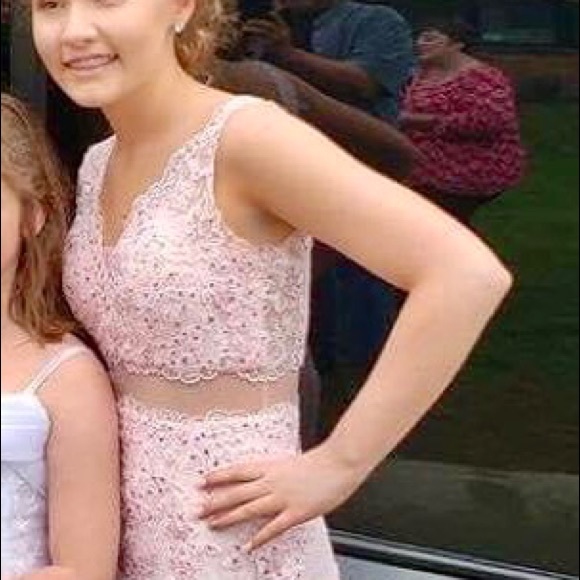 Elizabeth K Pink Prom Dress - Picture 9 of 12